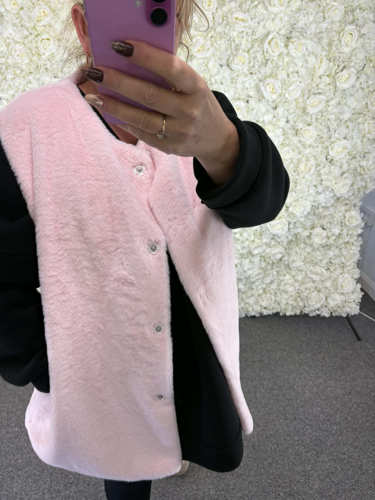 Kelly - Faux Fur Gilet 14 to 22