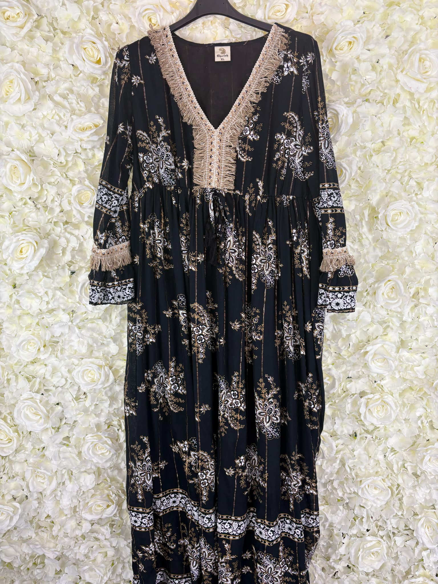 VICTORIA - Boho Maxi Dress