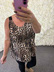 Fern - Leopard Print Lace Strap Vest 12 to 22/24