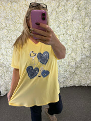KERRY - Heart Print T-Shirt 14 to 24