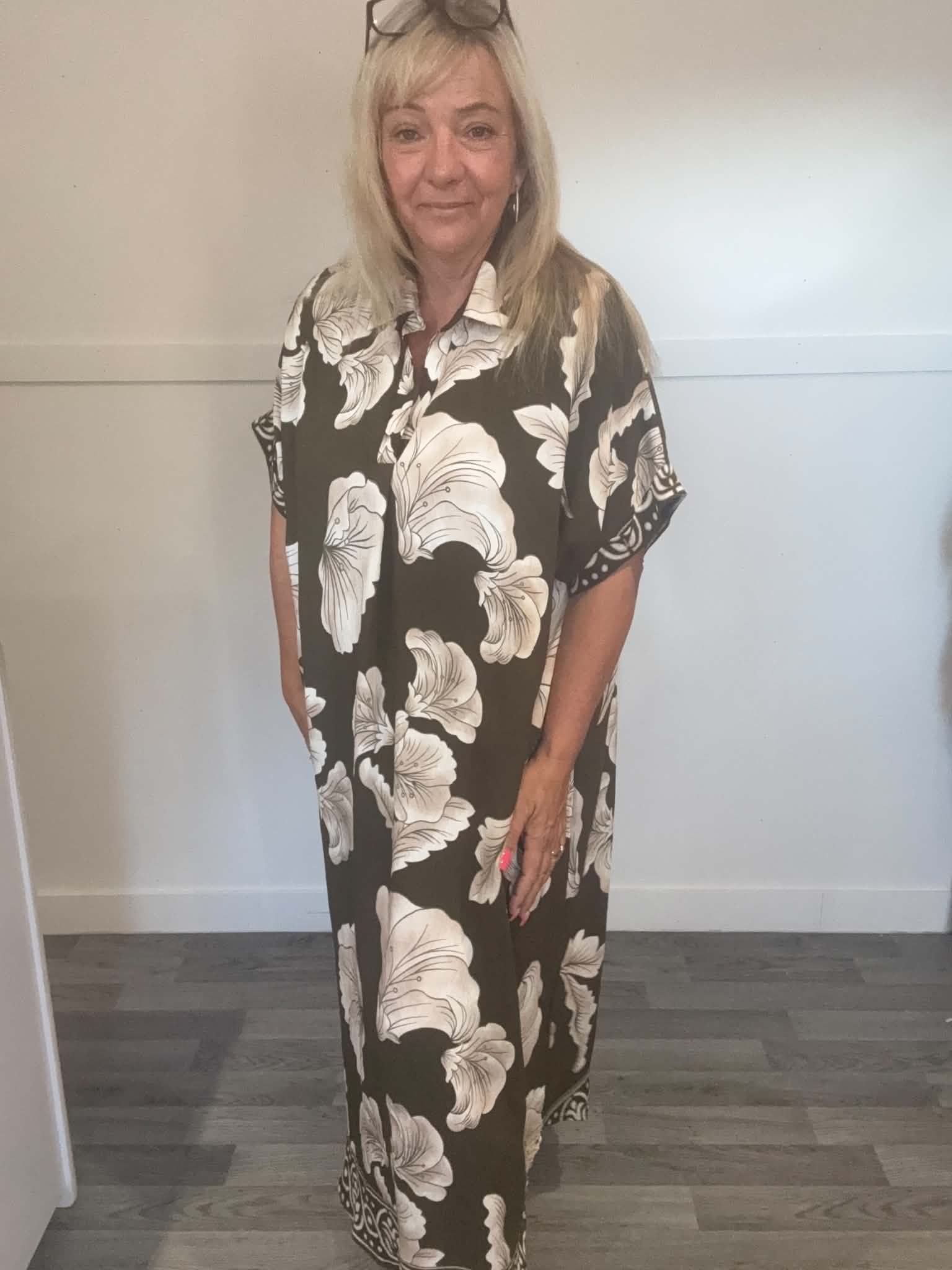 MADDOX - Long Shirt Dress 14 to 24