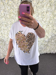 MERIL - Heart Bling T-Shirt 14 to 24