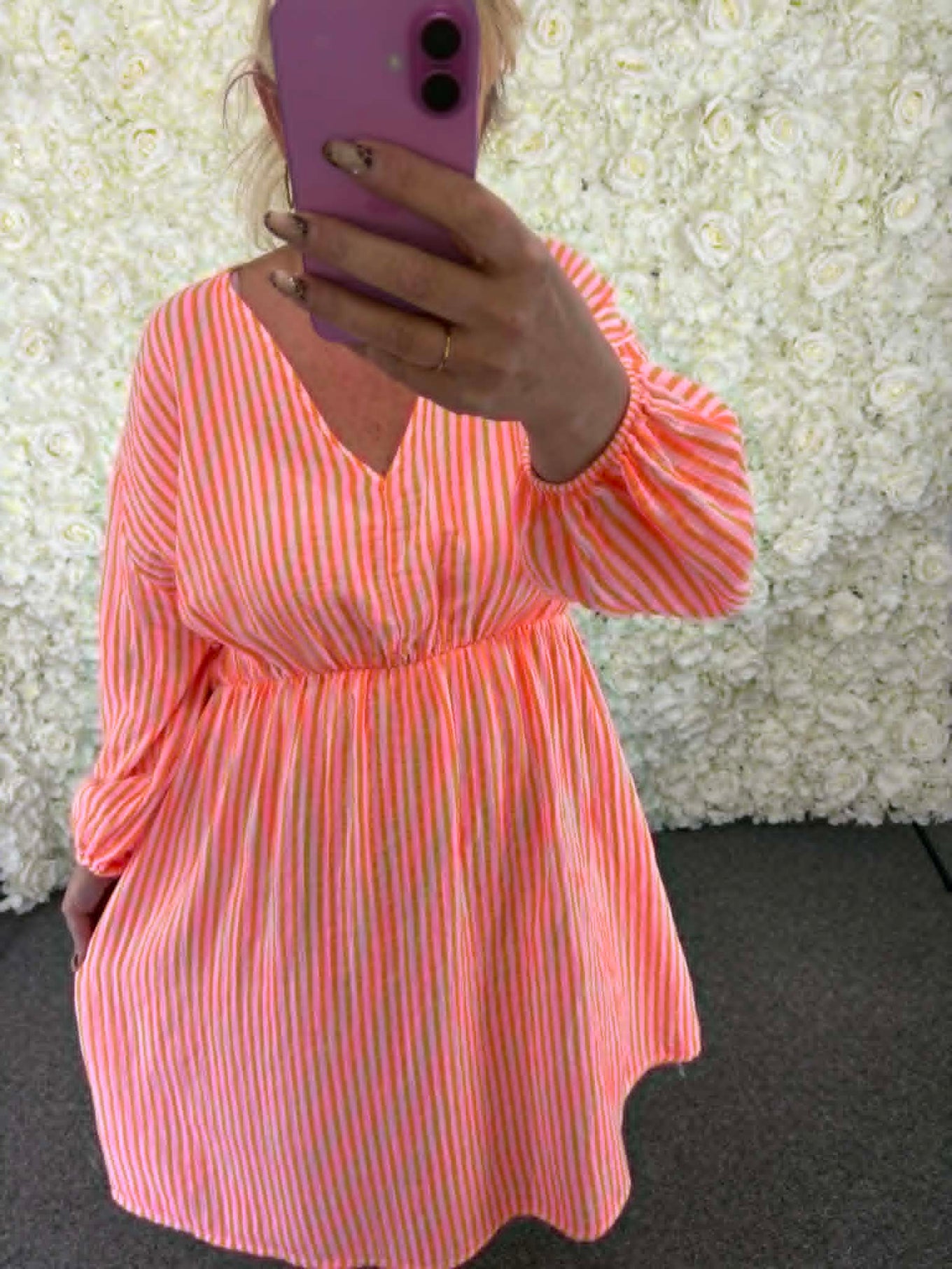 PENELOPE - Striped Dress 16 to 24/26