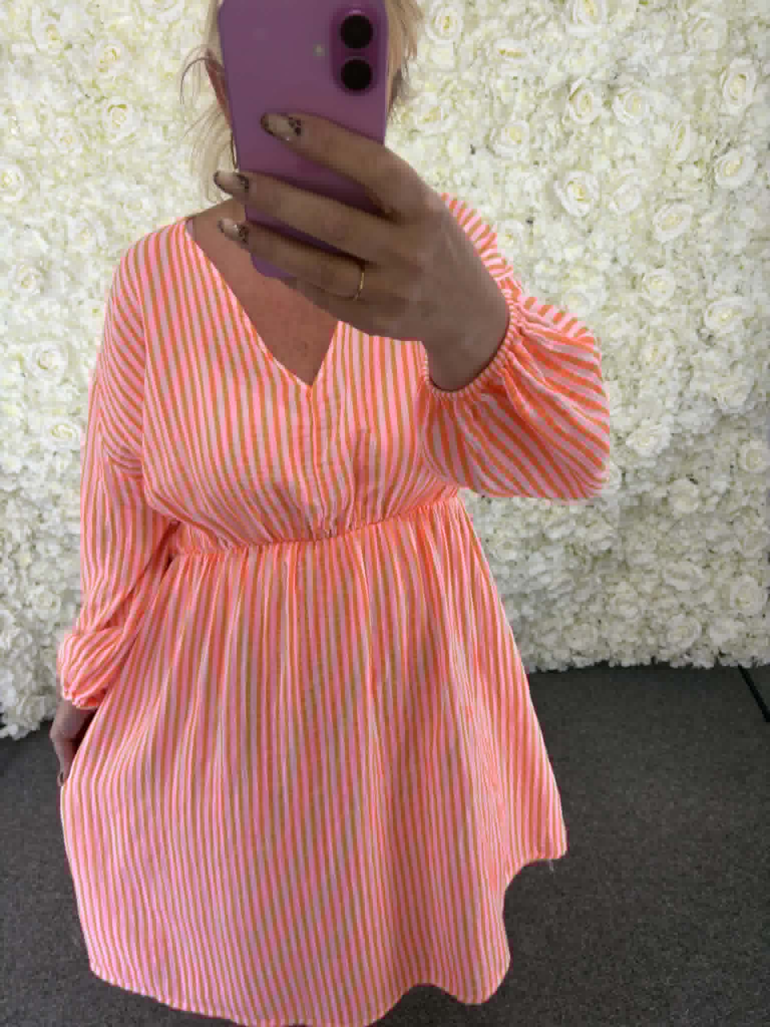 PENELOPE - Striped Dress 16 to 24/26