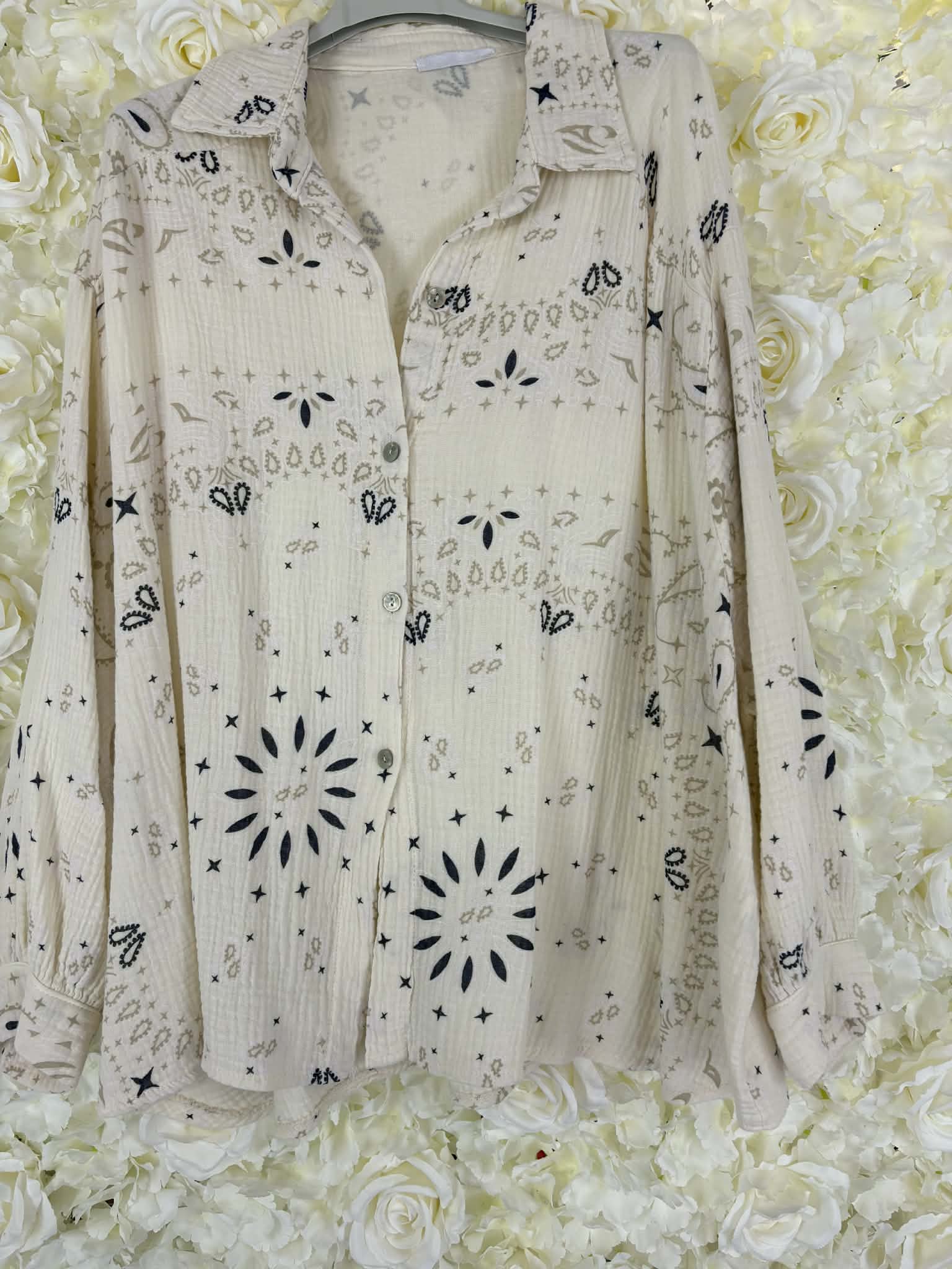 MARCELLA - Cheesecloth Blouse 14 to 24