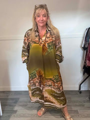 PIPPI - Patterned Shirt Dress 12 to 22