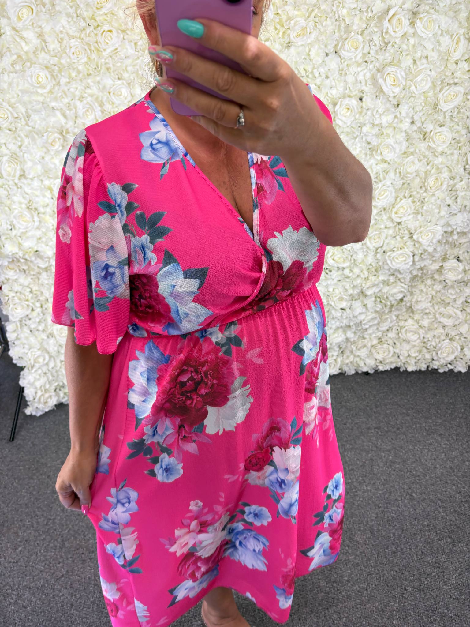 Lacey - Floral Midi Dress