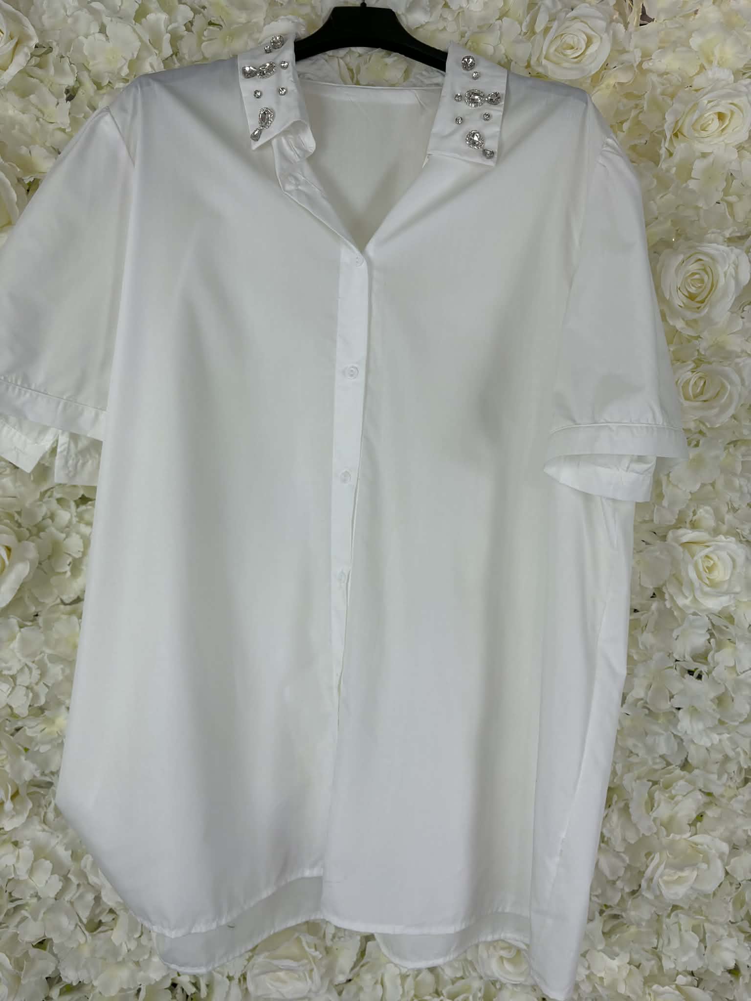 Lara - Diamante Blouse 16 to 24