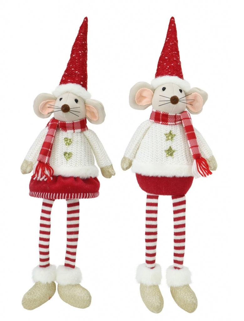 Festive Mice x 2