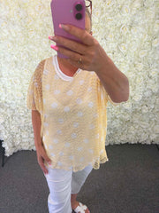 Daisy - Polka Dot 2 Piece Blouse 14 to 24