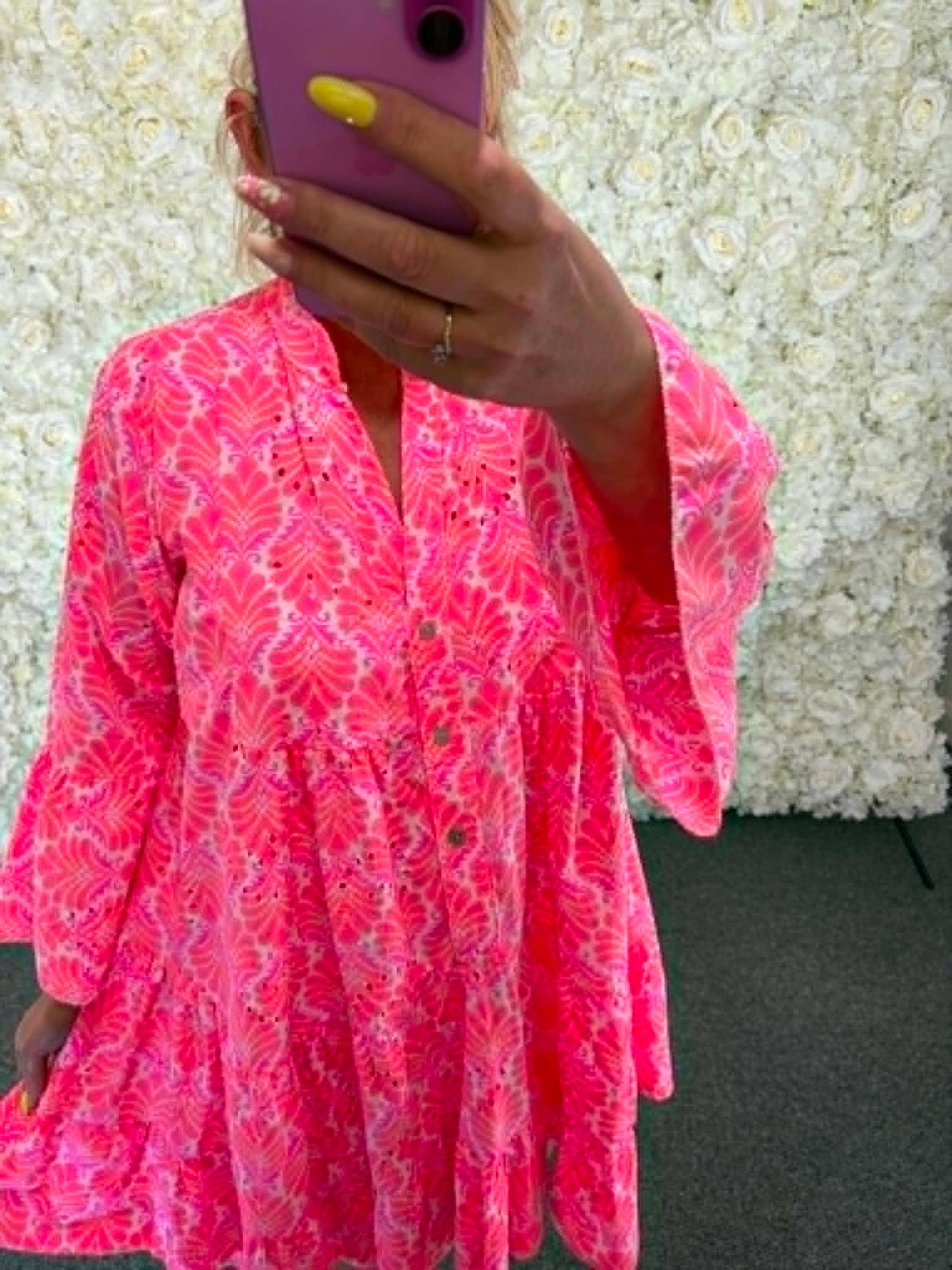 Pippi - Cotton Smock Dress 14 to 22
