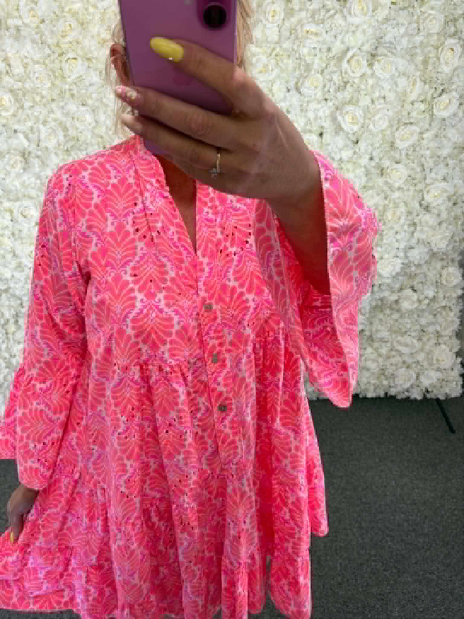 Pippi - Cotton Smock Dress 14 to 22