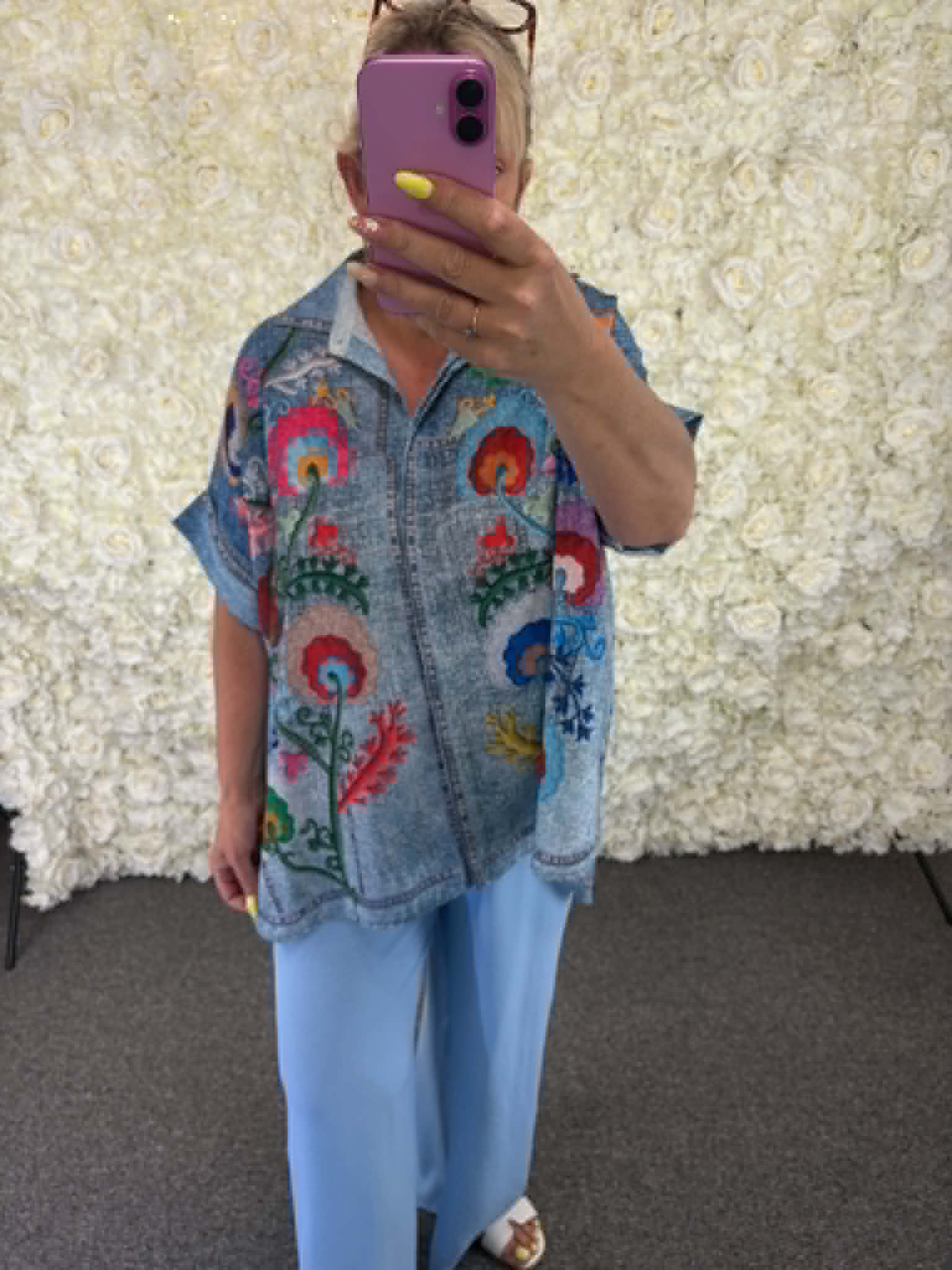 Aria - Printed Blouse 14 to 24