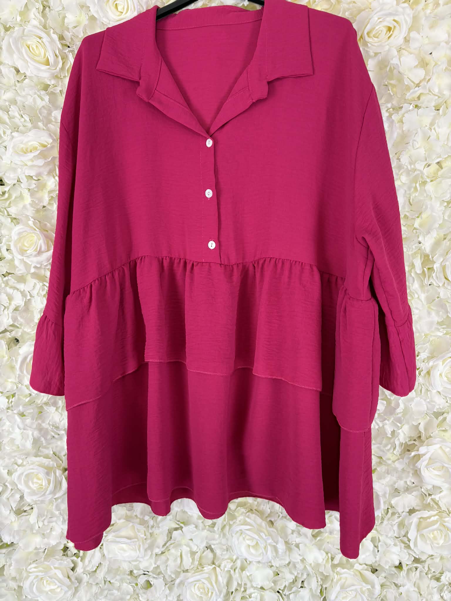 GWYN - Ruffle Blouse 16 to 24