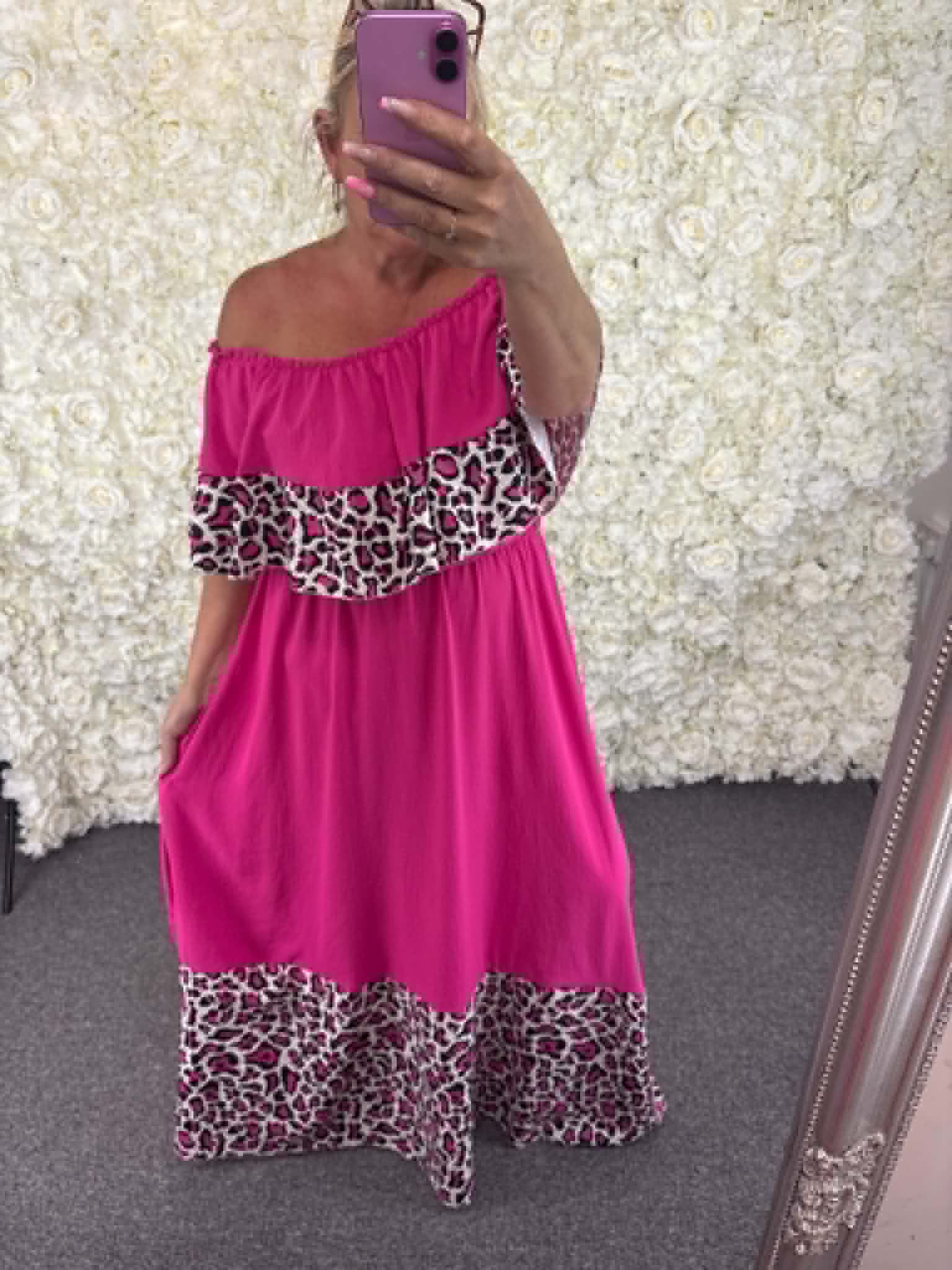 Dylan-  Leopard Print Maxi Dress 14 to 24