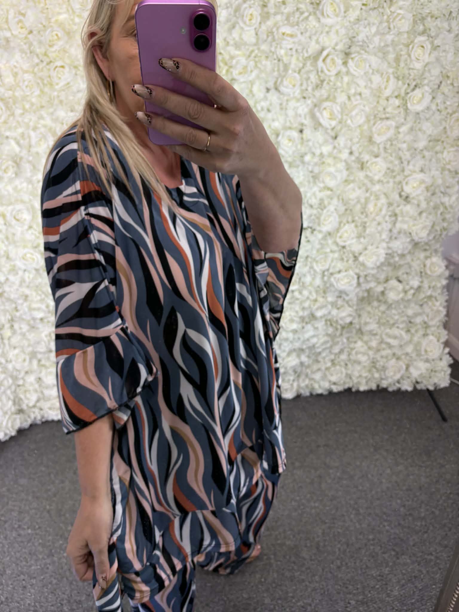 CATHY - Patterned Loungesuit 16 to 24