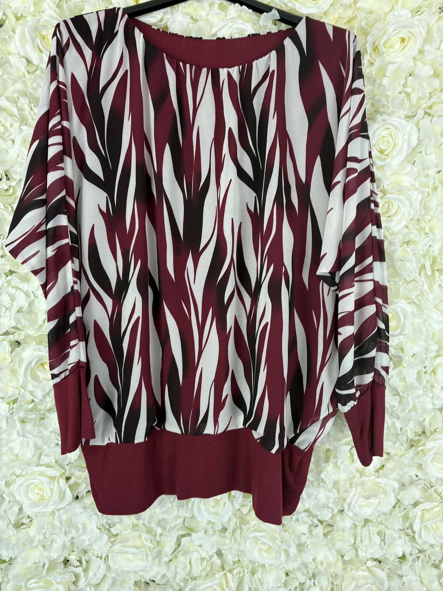 Nancy - Patterned Blouse 14 to 22