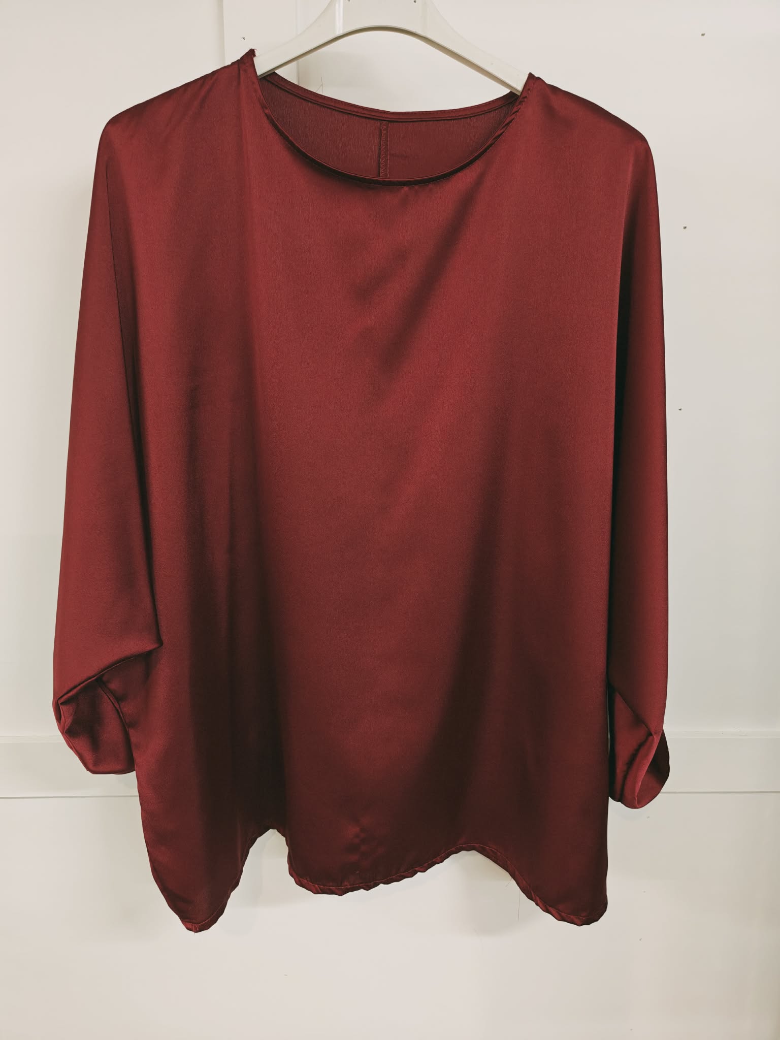 BONNIE - Satin Feel Blouse 14 to 22