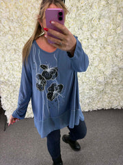 Ruben - Bling Flower Top 16 to 24