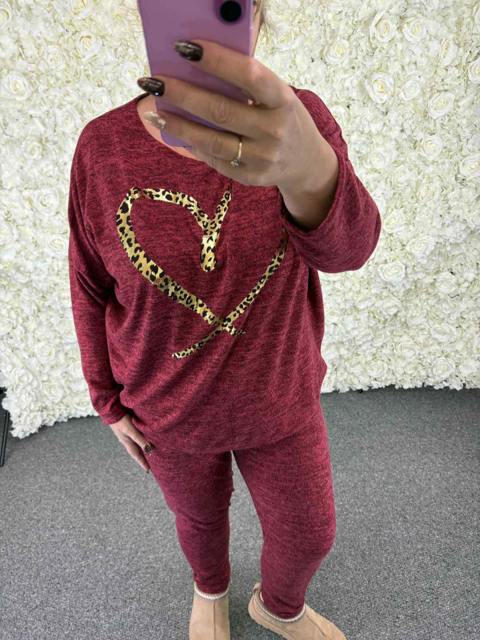 Elsie - Heart loungesuit 14 to 22/24