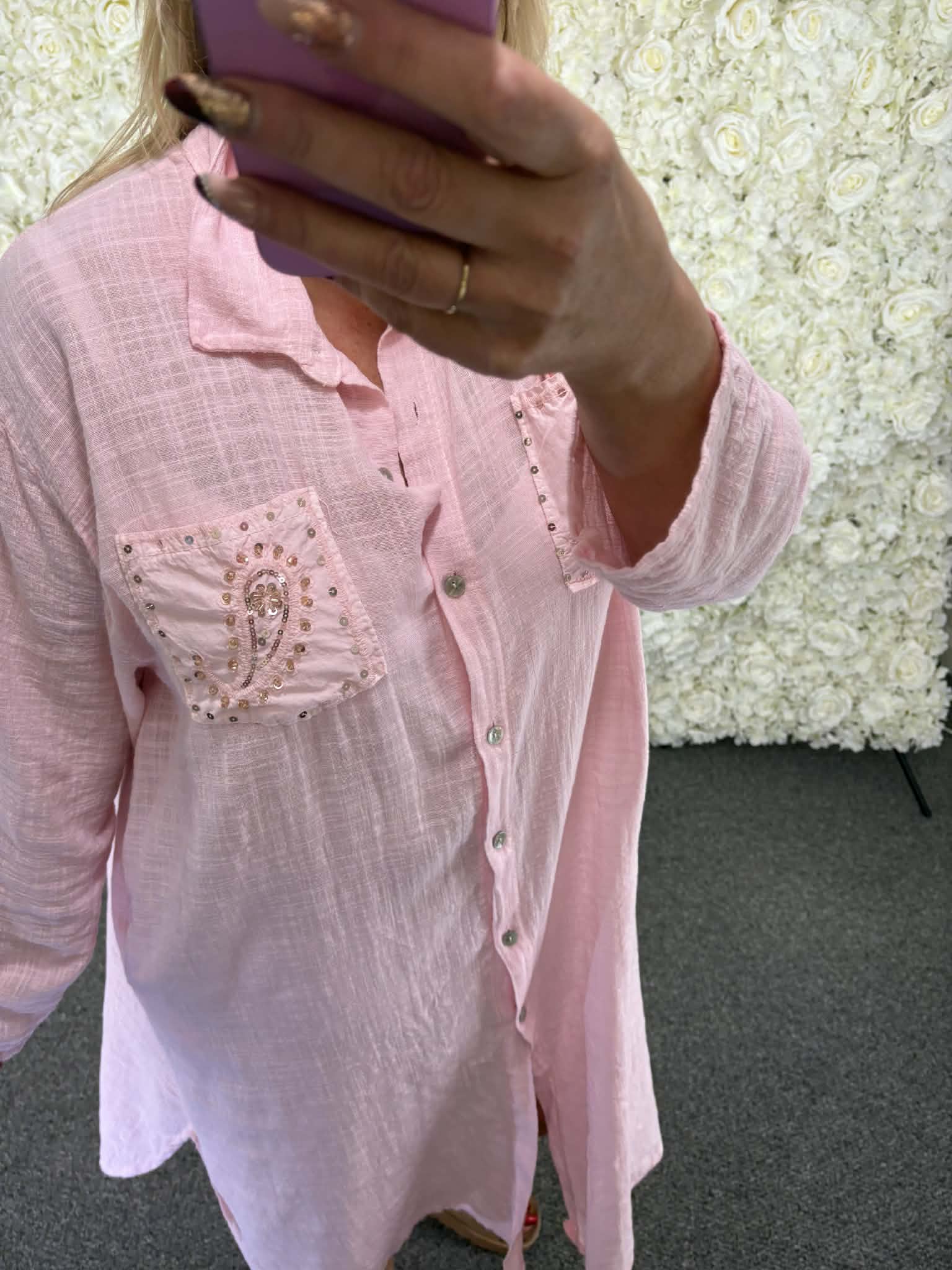 Lola - Cotton Shirt Dress 14 to 24