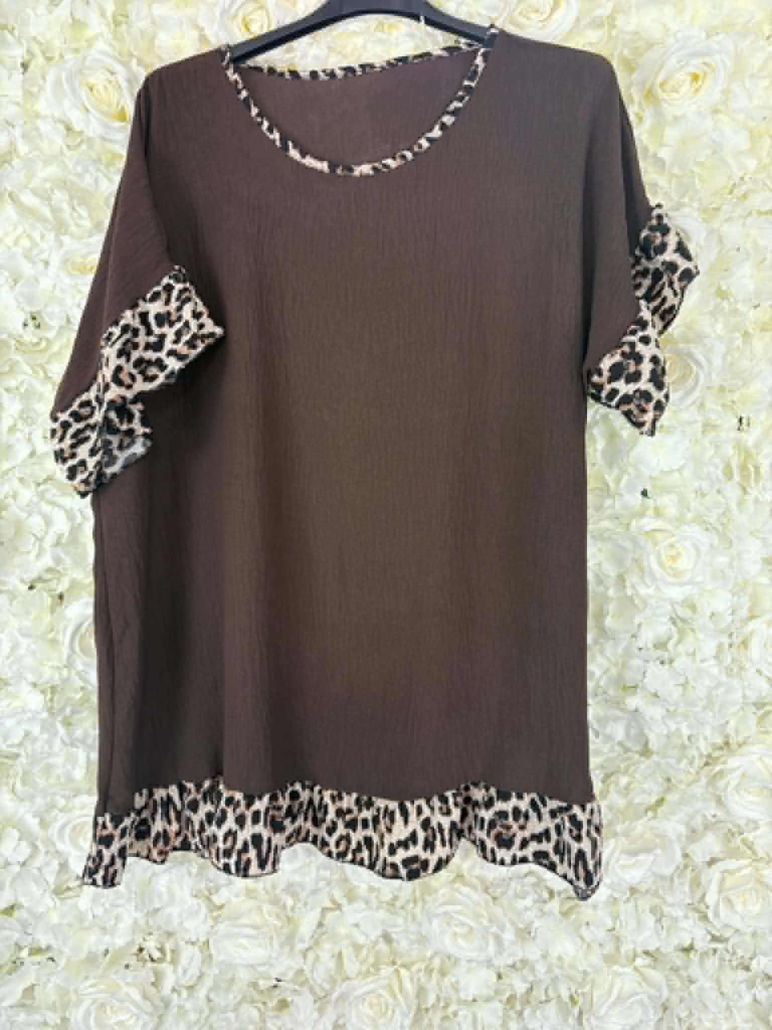 Alice Leopard Print Blouse 14 to 24