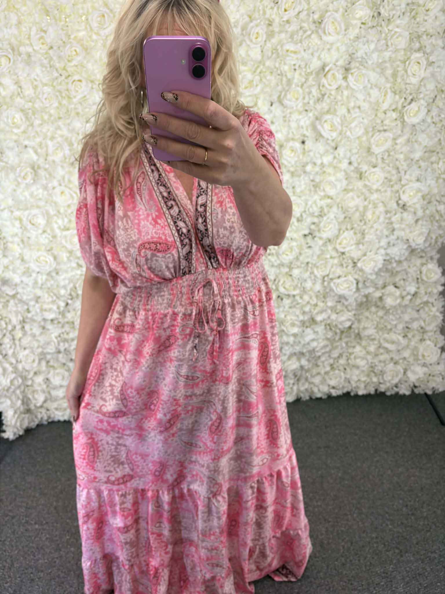 AURORA - Patterned Boho Dress 16 to 24