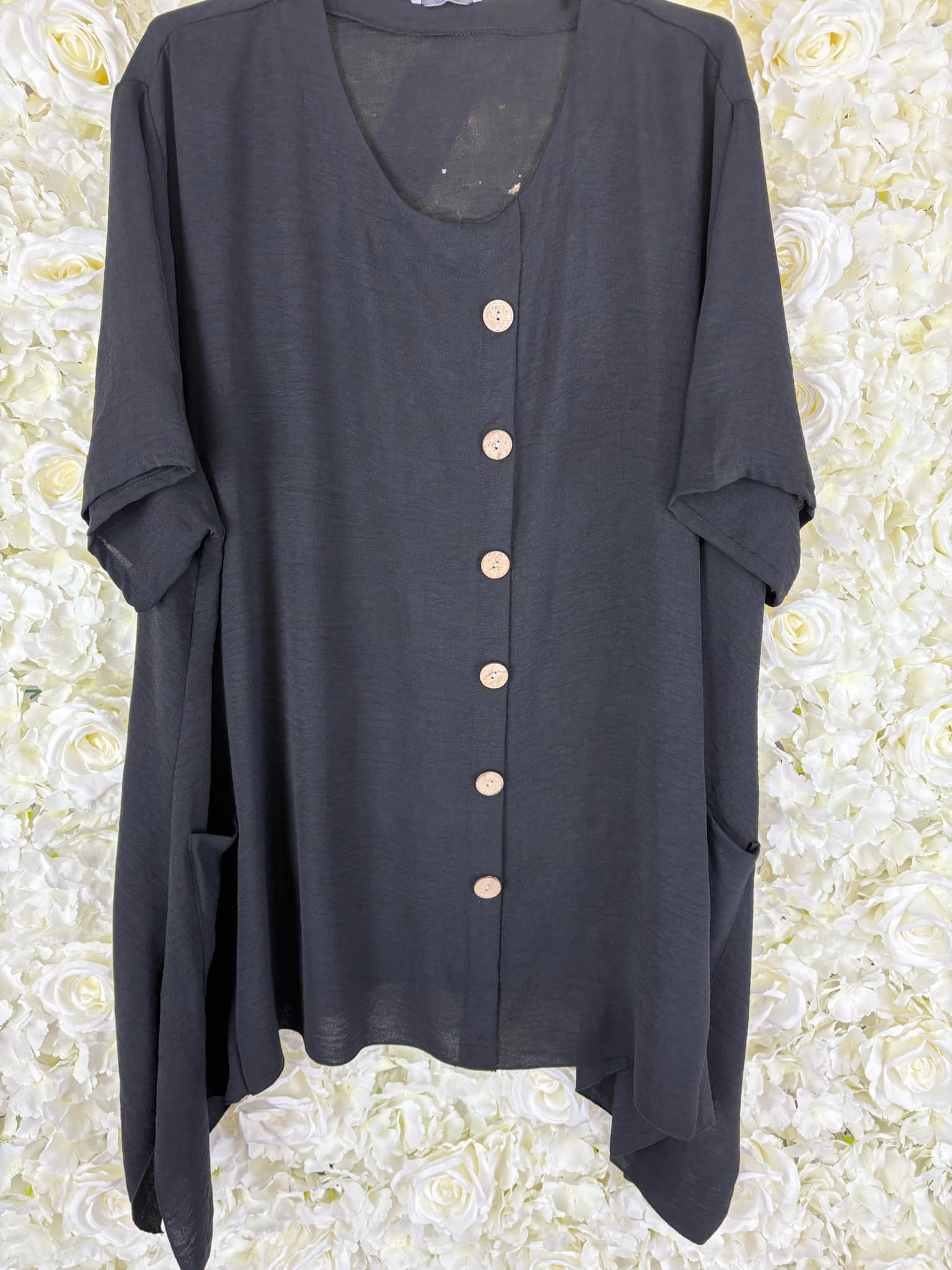 ESME - Button Front Blouse 16 to 24