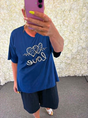 Holly - Bling n Pearl T shirt 14 to 24