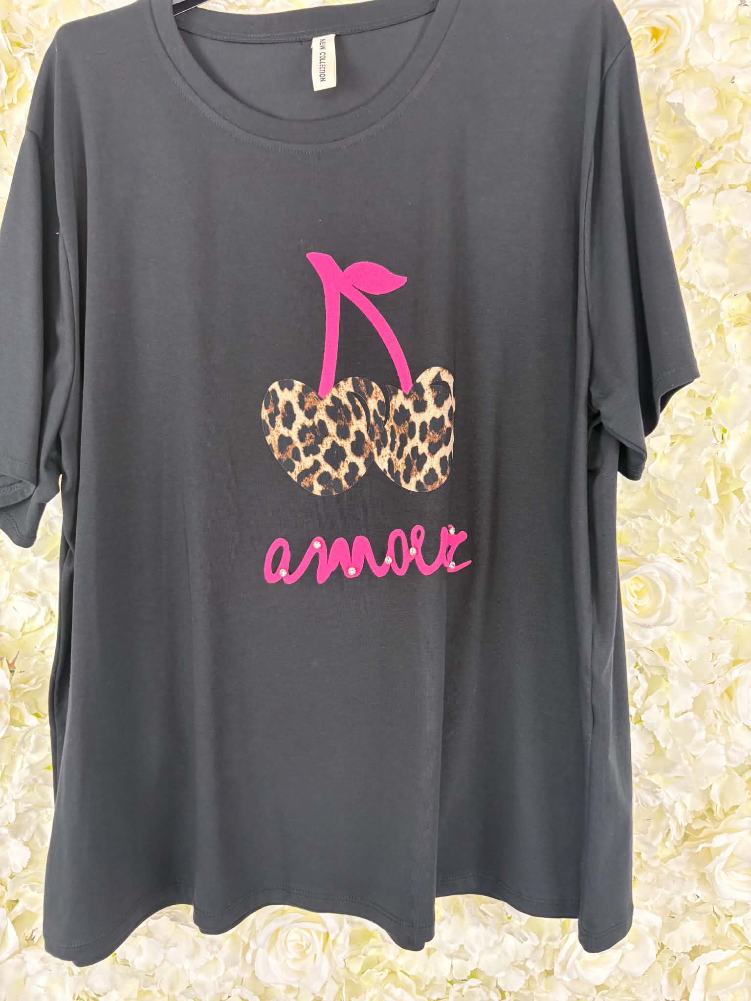 ELISE - Cherry T-Shirt 14 to 24