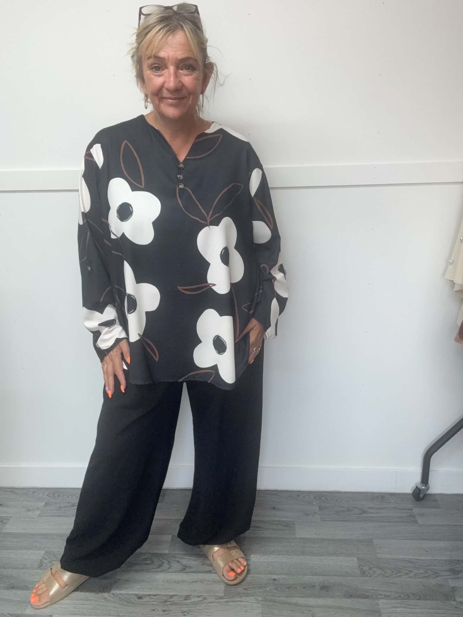 BROOK - Flower Trouser Suit 14 to 24