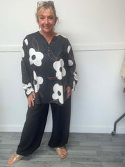 BROOK - Flower Trouser Suit 14 to 24