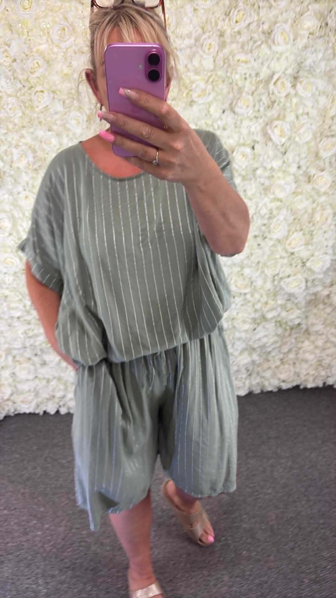 Gabriel - Pin Stripe Short Set 14 to 24