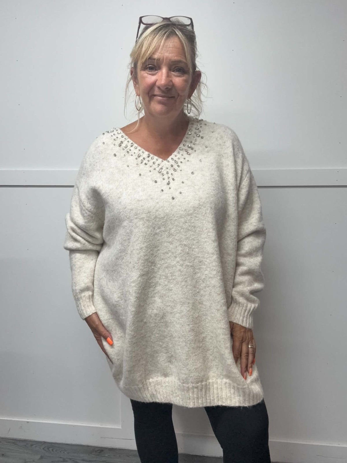 MADELINE - Bling Sequin Jumper 16 to 26