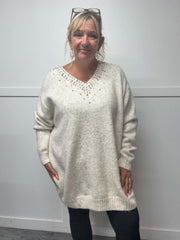 MADELINE - Bling Sequin Jumper 16 to 26