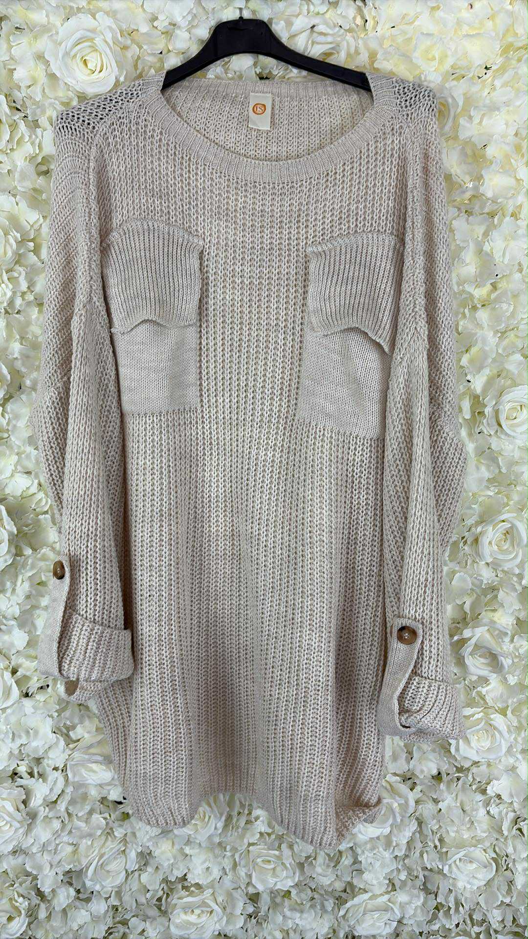 Nadia - Oversized Pocket Jumper 18 to 26