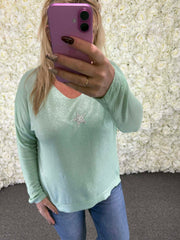 WESTON - Fine Knit Star Top 12 to 22