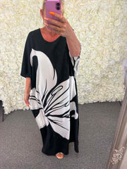 JUNIA - Flower Maxi Dress 14 to 24