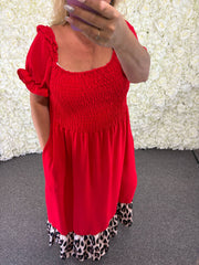 Jill - Leopard Print Maxi Dress 16 to 24