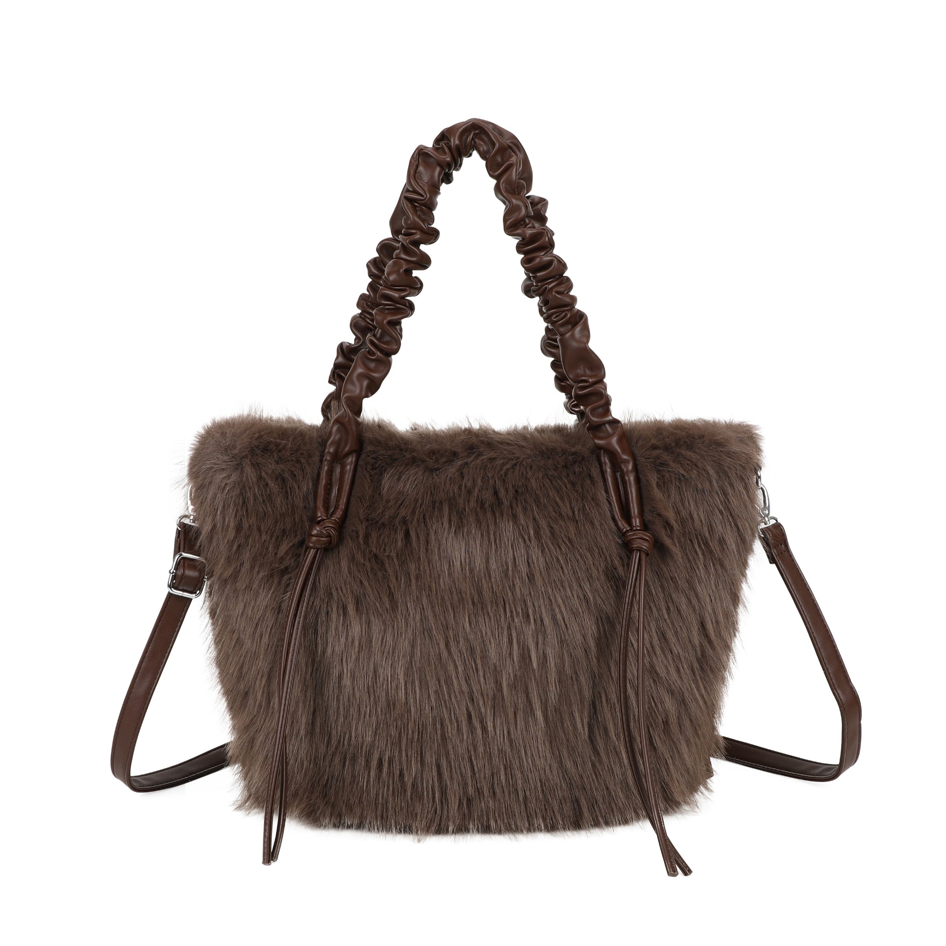 Layah - Faux Fur Handbag