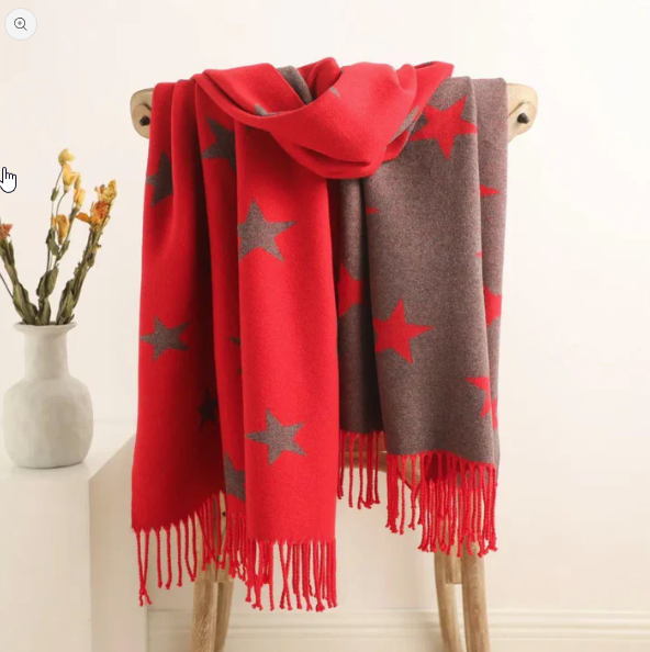 Yvette - Revisable star scarf