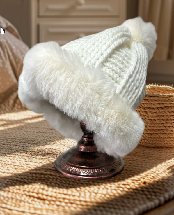 Tilly- Beanie Hat with Bobble Pom Pom