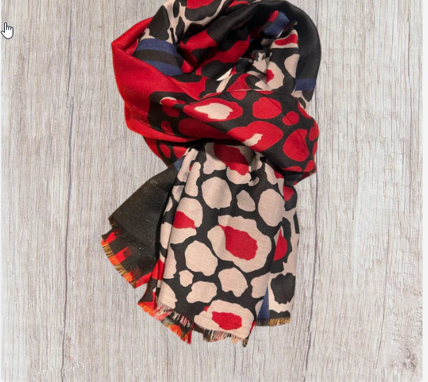 Helen - Leopard Print Scarf
