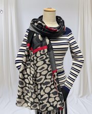 Helen - Leopard Print Scarf