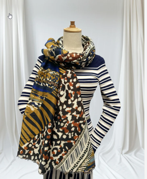 Cally - Animal Print Scarf