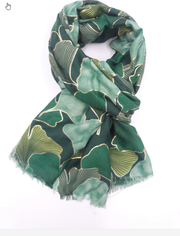 Lisa -  Flower Print Scarf