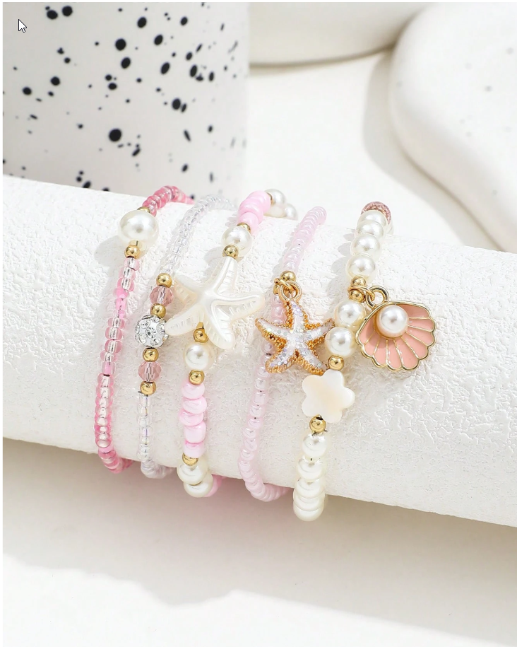 Cheryl - Beaded Bracelet set