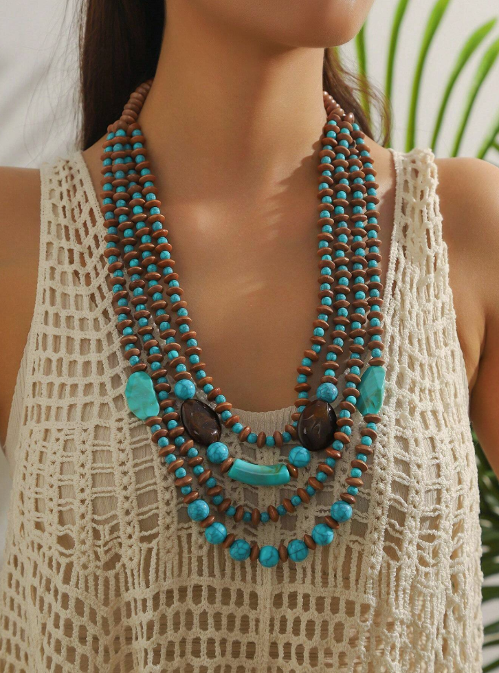 Louisa - Beaded Necklace