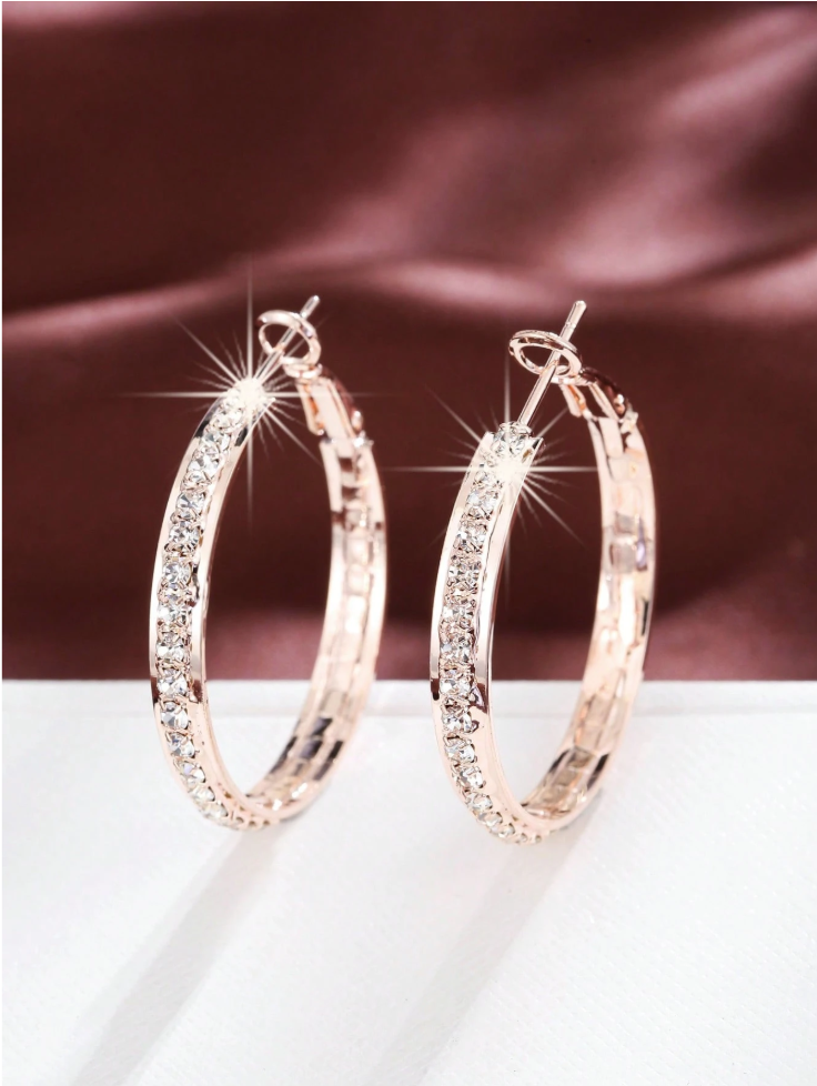 Stevie - Bling Hoop earrings