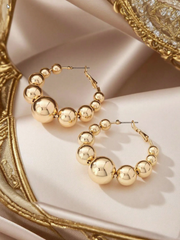 Denver - Ball Hoop Earrings